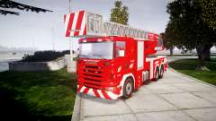 Scania R580 Belgian Fireladder [ELS]