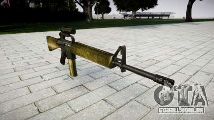 O M16A2 rifle [óptica] de azeite para GTA 4