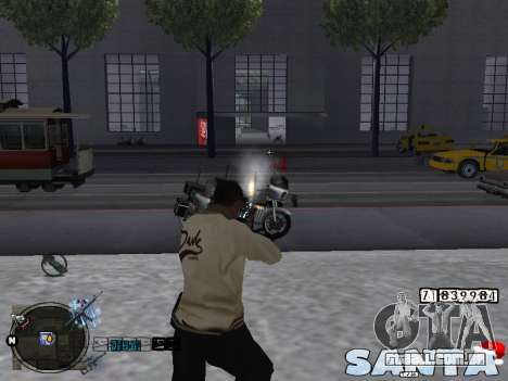 C-HUD Santa para GTA San Andreas