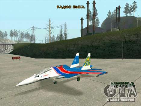 SU-30 MK 2 para GTA San Andreas