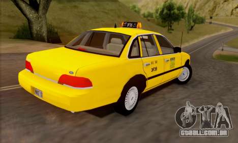 Ford Crown Victoria NY Taxi para GTA San Andreas