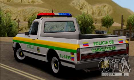 Chevrolet C10 1972 Policia para GTA San Andreas