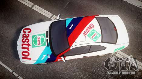 BMW E31 850CSi 1995 [EPM] Castrol White para GTA 4