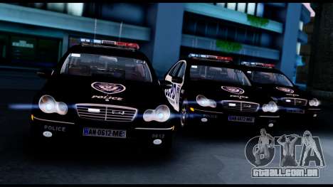 Mercedes-Benz C32 AMG Police para GTA San Andreas