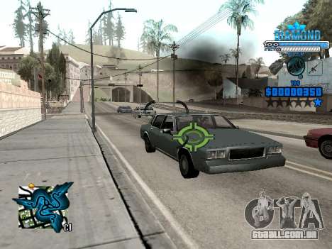 C-HUD Blek-Pro Diamond para GTA San Andreas