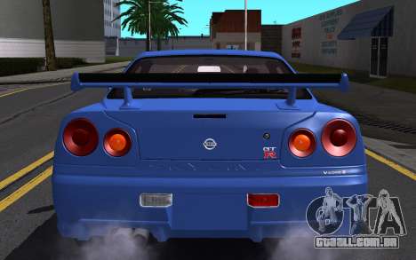 Nissan Skyline GT-R V Spec II 2002 para GTA San Andreas