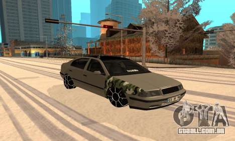 Skoda Octavia Winter Mode para GTA San Andreas