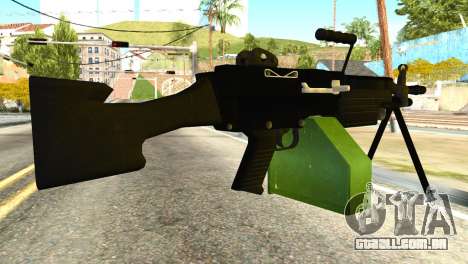 M249 Machine Gun para GTA San Andreas