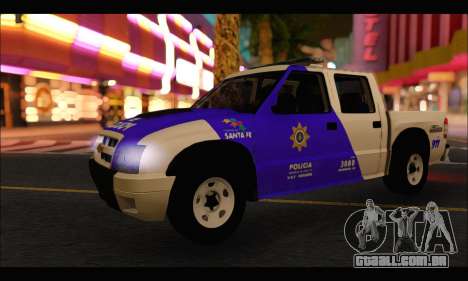 Chevrolet S-10 Policia de Santa Fe para GTA San Andreas