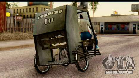 Pedicab Philippines para GTA San Andreas