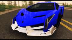 Lamborghini Veneno White-Black 2015 (ADD IVF) para GTA San Andreas