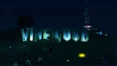 Backlit etiquetas Vinewood para GTA San Andreas