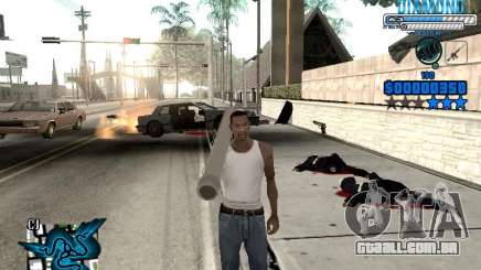 C-HUD Blek-Pro Diamond para GTA San Andreas