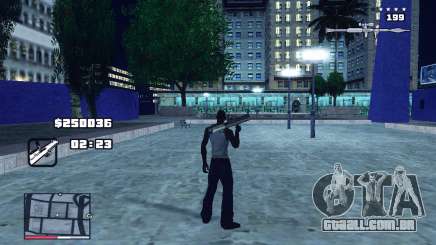 C-HUD GTA 4 with Map para GTA San Andreas