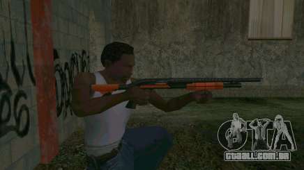 Orange Shotgun para GTA San Andreas