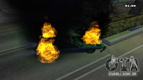 Burning Car para GTA San Andreas