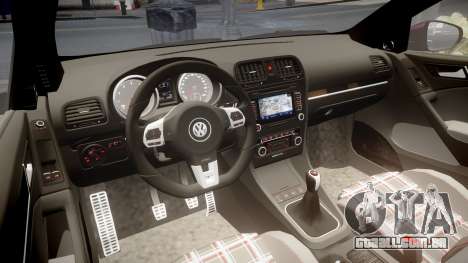 Volkswagen Golf Mk6 GTI rims2 para GTA 4