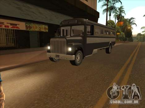 Ônibus из GTA 3 para GTA San Andreas