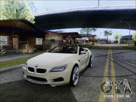 BMW M6 Cabriolet 2012 para GTA San Andreas
