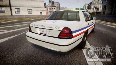 Ford Crown Victoria 2007 American Airlines para GTA 4