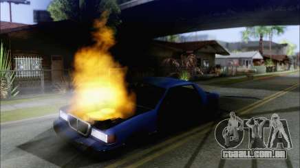 Andando em carros queimados para GTA San Andreas