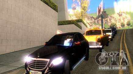 Mercedes-Benz Long S65 W222  Black loaf para GTA San Andreas