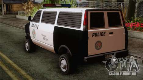 GTA 5 Police Transporter para GTA San Andreas