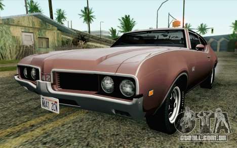 Oldsmobile 442 Holiday Coupe 1969 HQLM para GTA San Andreas