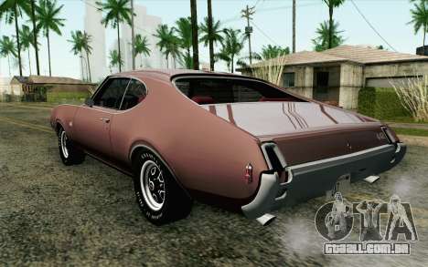 Oldsmobile 442 Holiday Coupe 1969 HQLM para GTA San Andreas