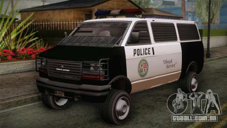 GTA 5 Police Transporter para GTA San Andreas