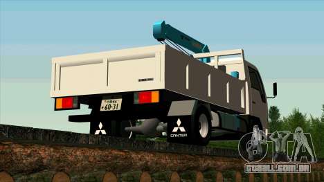 Mitsubishi Fuso Canter 1989 With Crane para GTA San Andreas