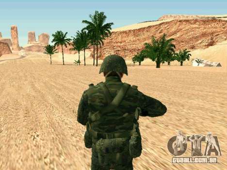 O militar russo está em uma nova forma para GTA San Andreas