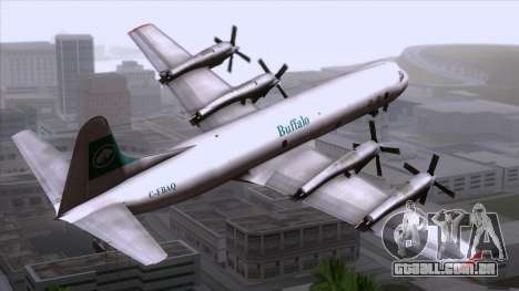 L-188 Electra Buffalo Airways para GTA San Andreas