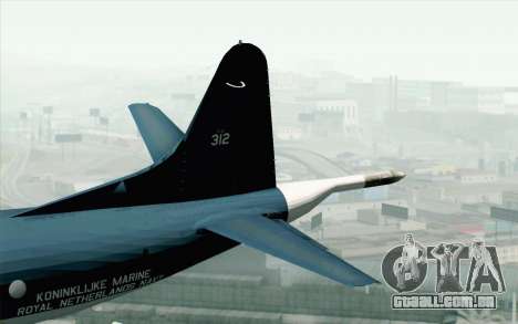 Lockheed P-3 Orion MLD 312 para GTA San Andreas