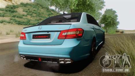 Mercedes-Benz E63 AMG 2010 Vossen wheels para GTA San Andreas