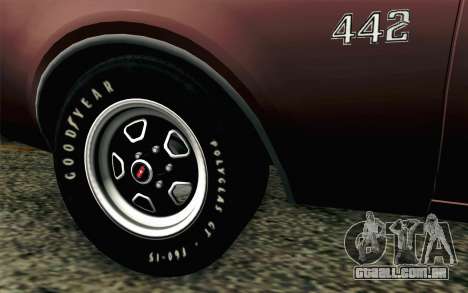 Oldsmobile 442 Holiday Coupe 1969 HQLM para GTA San Andreas