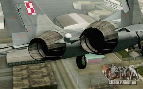 MIG-29 Polish Air Force para GTA San Andreas
