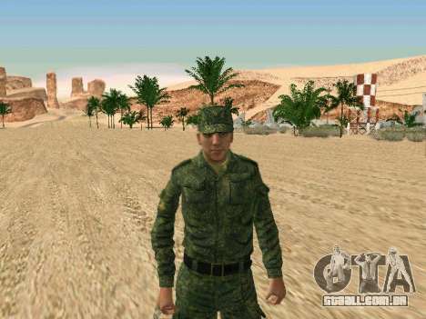 O militar russo está em uma nova forma para GTA San Andreas