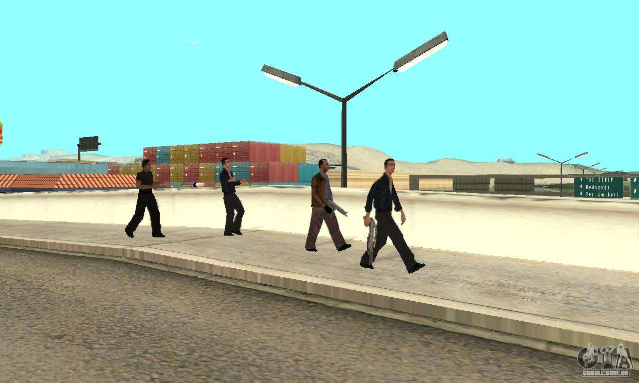 Alteração de áreas de gangues e suas armas v1.1 para GTA San Andreas