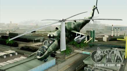 Mi-24D Polish Air Force para GTA San Andreas