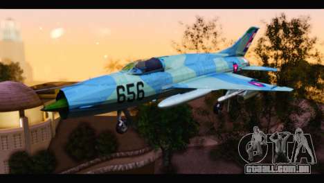 MIG-21MF Cuban Revolutionary Air Force para GTA San Andreas