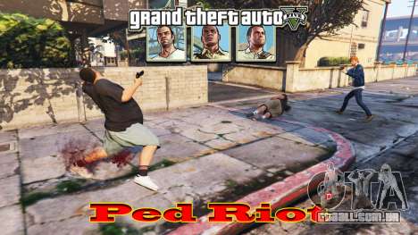 Ped Riot (um Motim dos cidadãos de Los Santos) para GTA 5