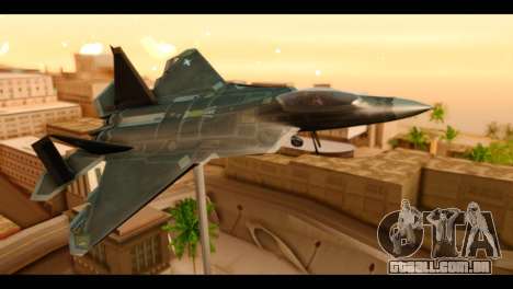 F-22 Raptor Flash para GTA San Andreas