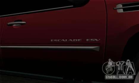 Cadillac Escalade 2013 para GTA San Andreas