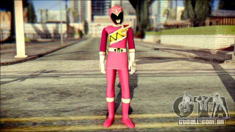 Power Rangers Kyoryu Pink Skin para GTA San Andreas