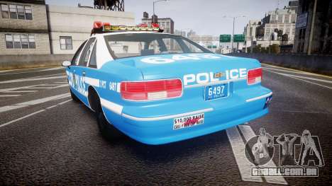 Chevrolet Caprice 1993 LCPD Without Hubcabs ELS para GTA 4