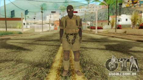 Metal Gear Solid 5: Ground Zeroes MSF v2 para GTA San Andreas
