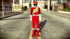 Power Rangers Kyoryu Red Skin para GTA San Andreas