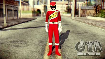 Power Rangers Kyoryu Red Skin para GTA San Andreas