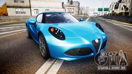 Alfa Romeo 4C 2014 HD Textures para GTA 4